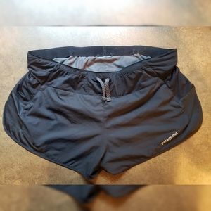 Patagonia black running shorts